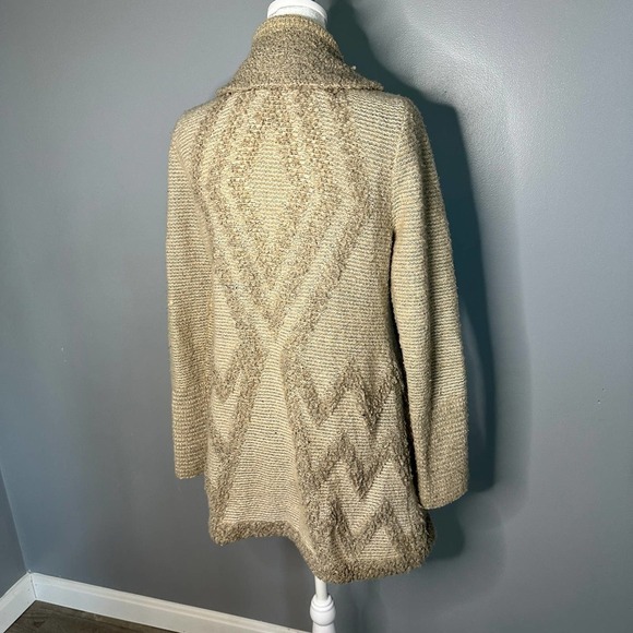 Anthropologie Angel of the North Drape Front Cardigan Size M - Picture 5 of 10